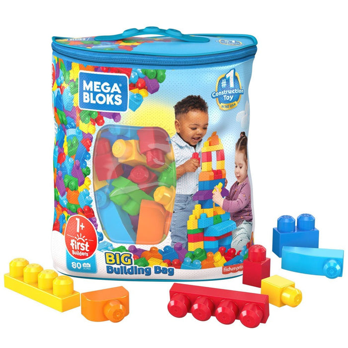 Mega Bloks First Builders Big Building Bag - Classic 80pc
