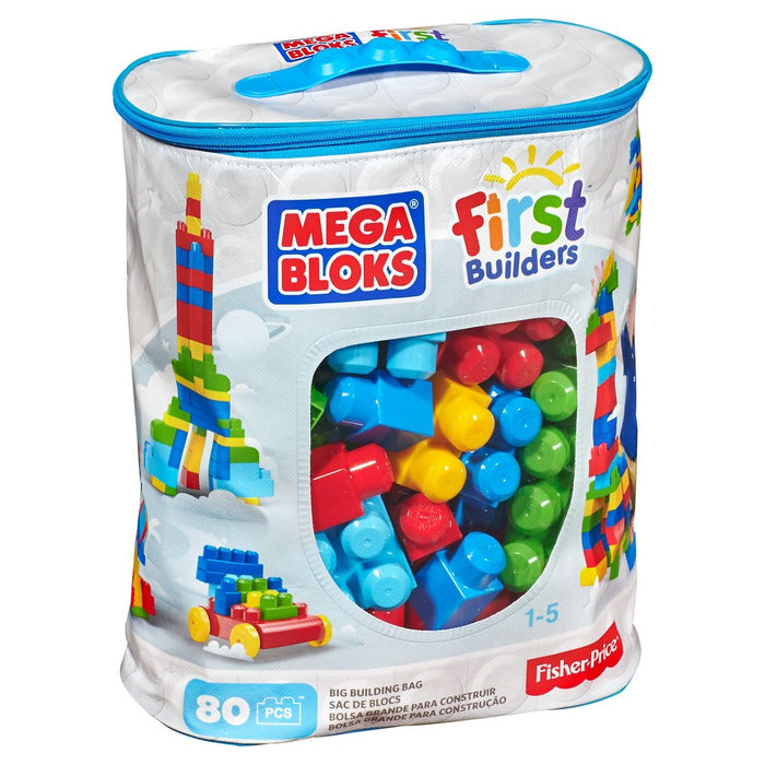 Mega Bloks First Builders Big Building Bag - Classic 80pc