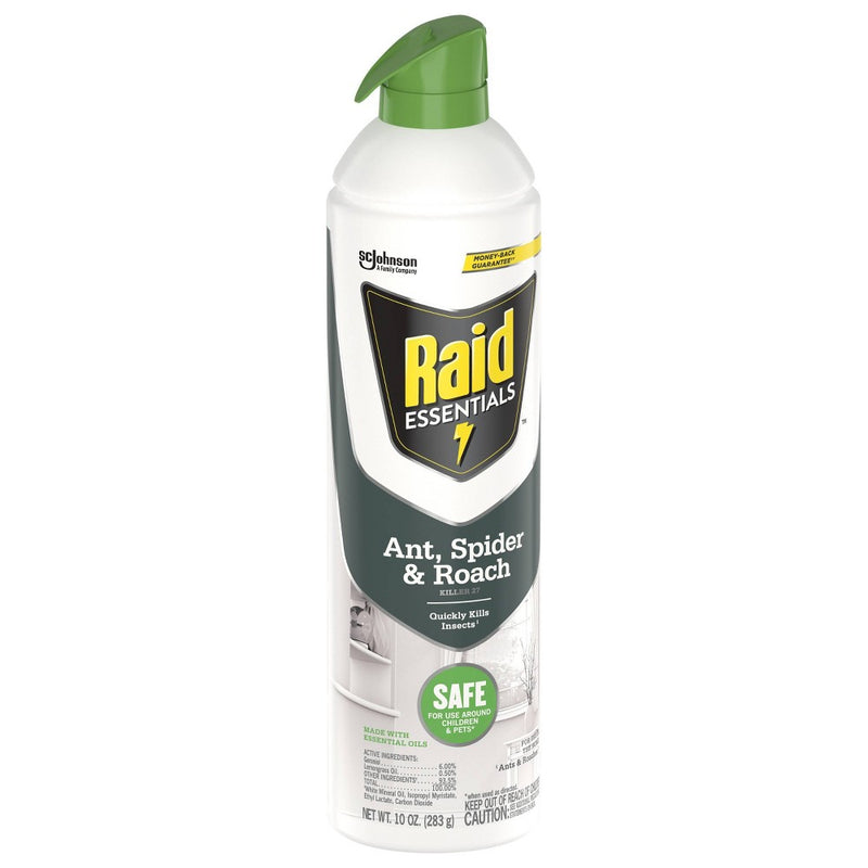Raid Essentials Ant, Spider & Roach Killer Aerosol - 10oz
