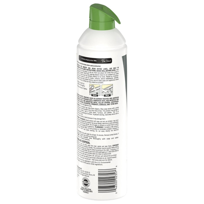 Raid Essentials Ant, Spider & Roach Killer Aerosol - 10oz
