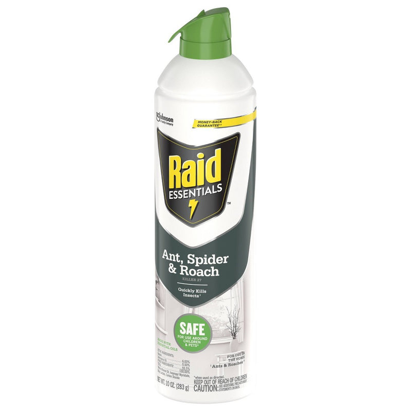 Raid Essentials Ant, Spider & Roach Killer Aerosol - 10oz