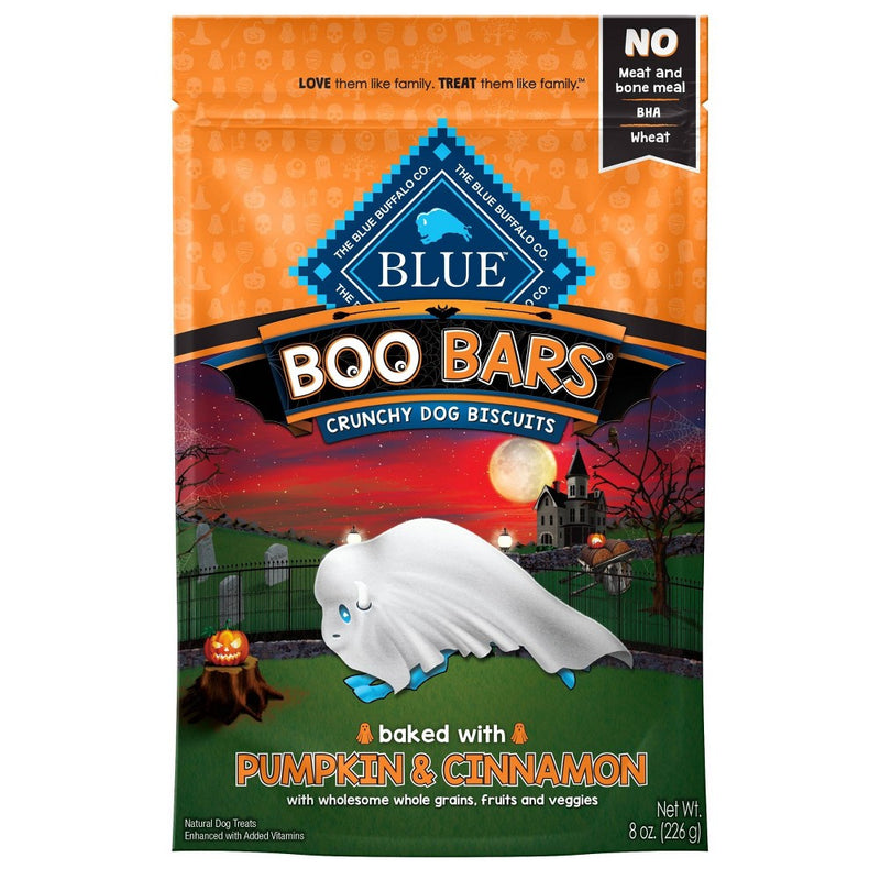 Blue Buffalo Pumpkin & Cinnamon Boo Bars Dog Treats - 8oz