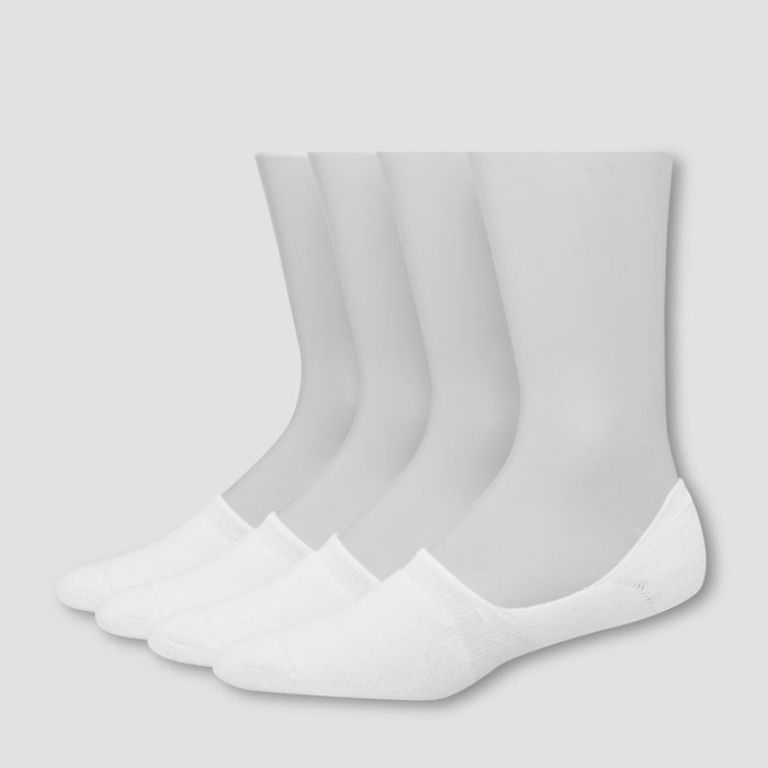 Hanes Premium Men's 4pk Liner Socks - White 6-12
