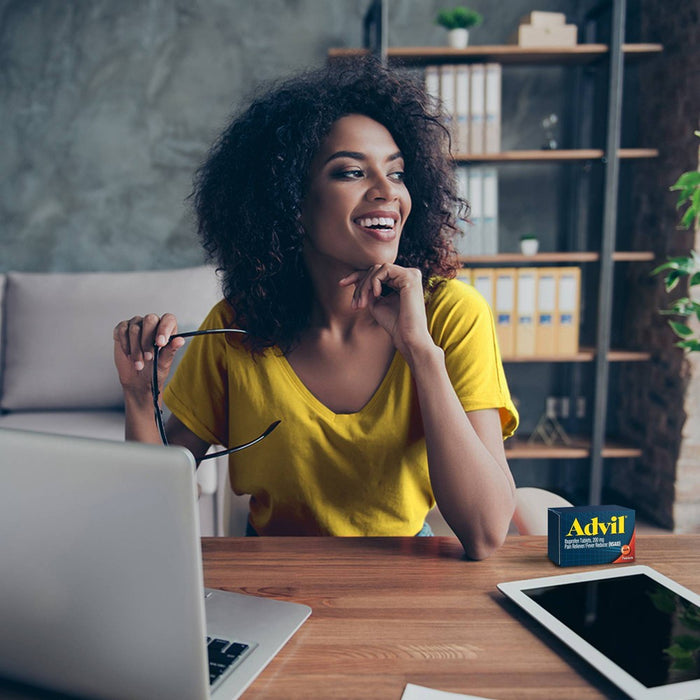 Advil Pain Reliever/Fever Reducer Coated Tablets - Ibuprofen (NSAID) - 10ct/2pk