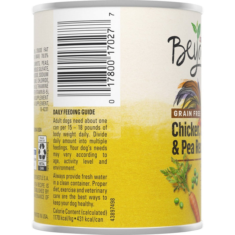 Purina Beyond Grain Free Ground Entree Wet Dog Food Chicken, Carrot & Pea Recipe - 13oz