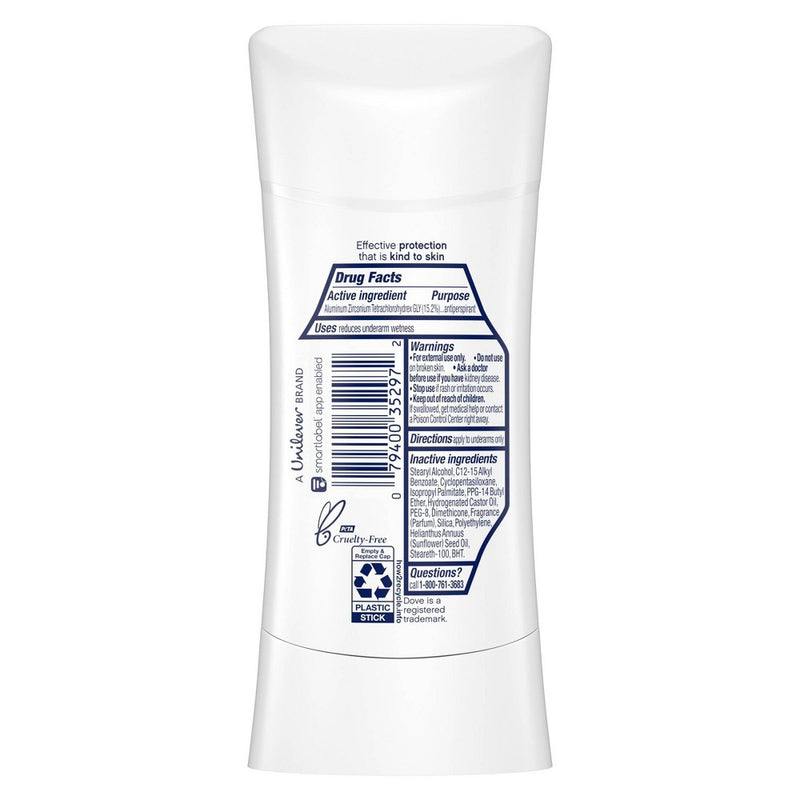 Dove Advanced Care go Fresh Cool Essentials 48-Hour Antiperspirant & Deodorant Stick - 2.6oz