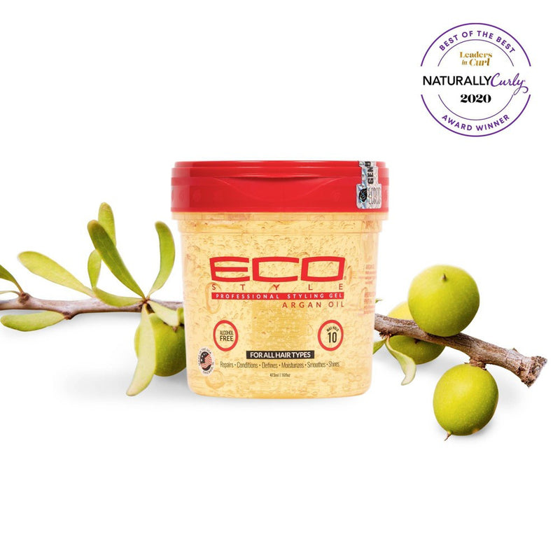 Eco Style Professional Styling Gel with Argan Oil - 16 fl oz