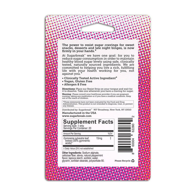 Sugarbreak Resist Adult Strip - Mint - 20ct