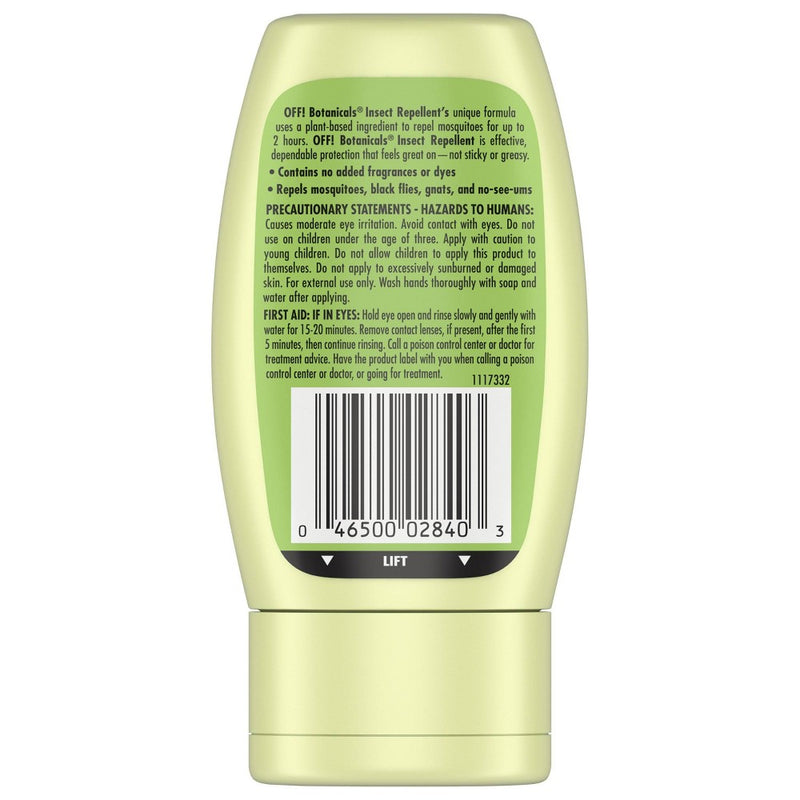 OFF! Botanicals Mosquito Repellent Lotion - 4oz