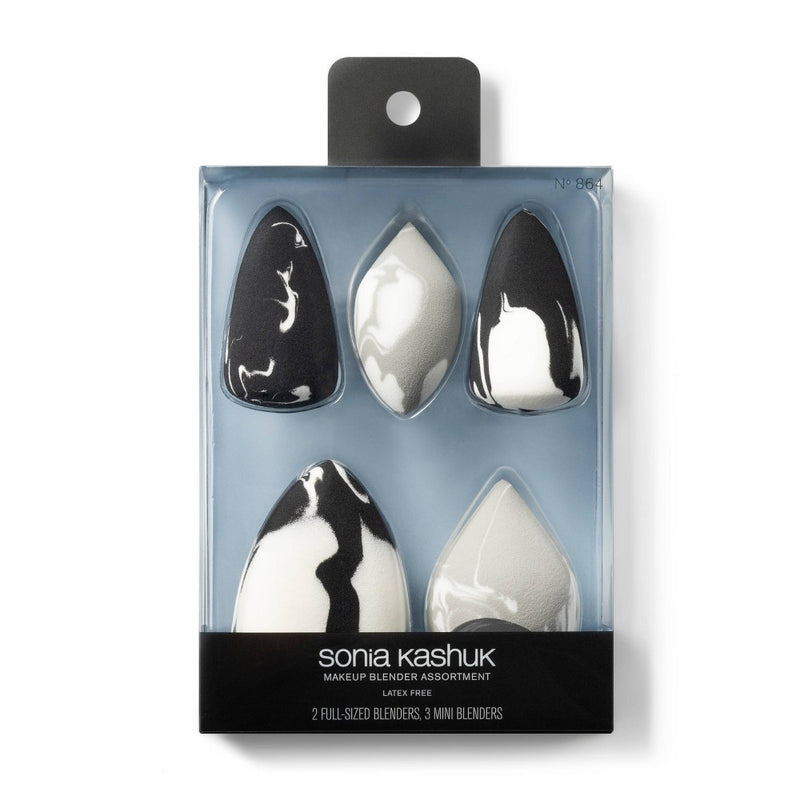 Sonia Kashuk Multisize Latex-Free Makeup Blender Sponge - Marble - 5pk