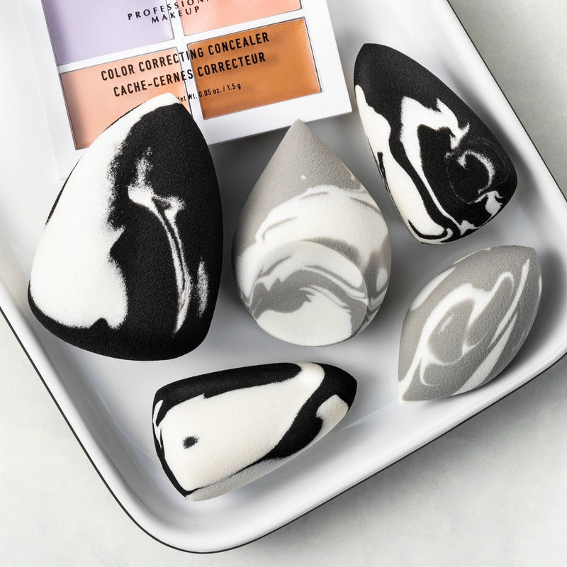 Sonia Kashuk Multisize Latex-Free Makeup Blender Sponge - Marble - 5pk