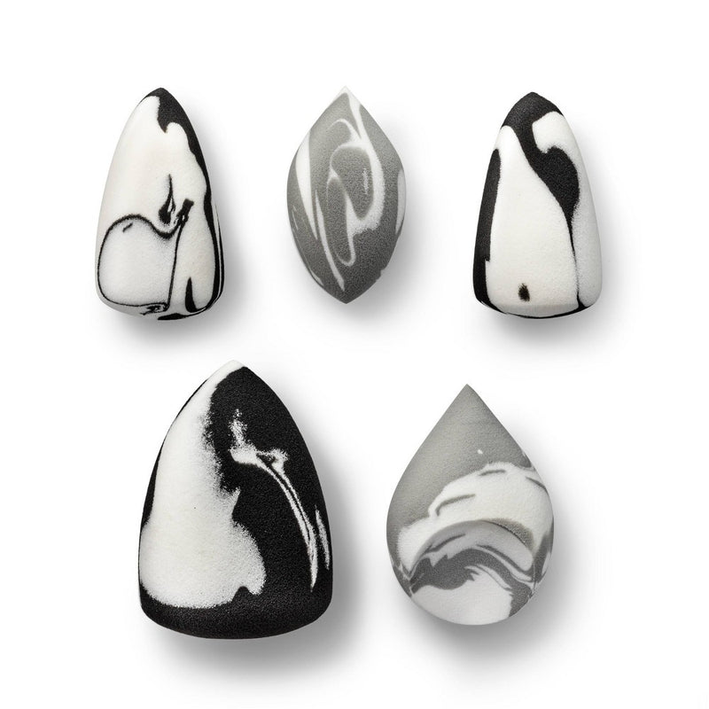 Sonia Kashuk Multisize Latex-Free Makeup Blender Sponge - Marble - 5pk
