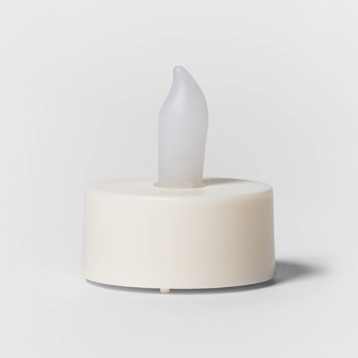 24ct Twist-Flame LED Tealight Candles (Cream) - Room Essentials