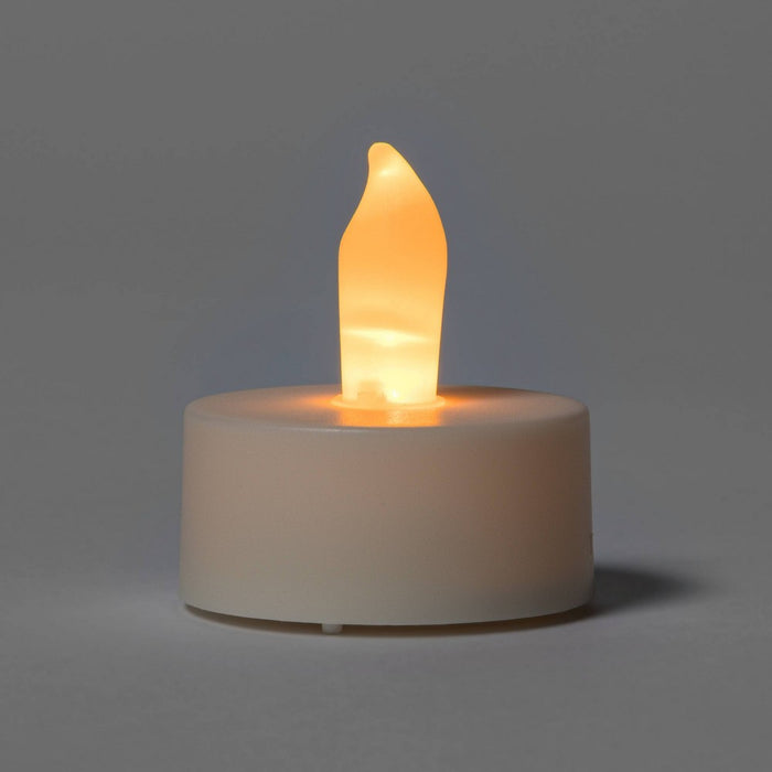24ct Twist-Flame LED Tealight Candles (Cream) - Room Essentials