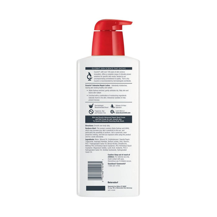 3 PACK!!!! Eucerin Intensive Repair Very Dry Skin Lotion - 16.9 fl oz
