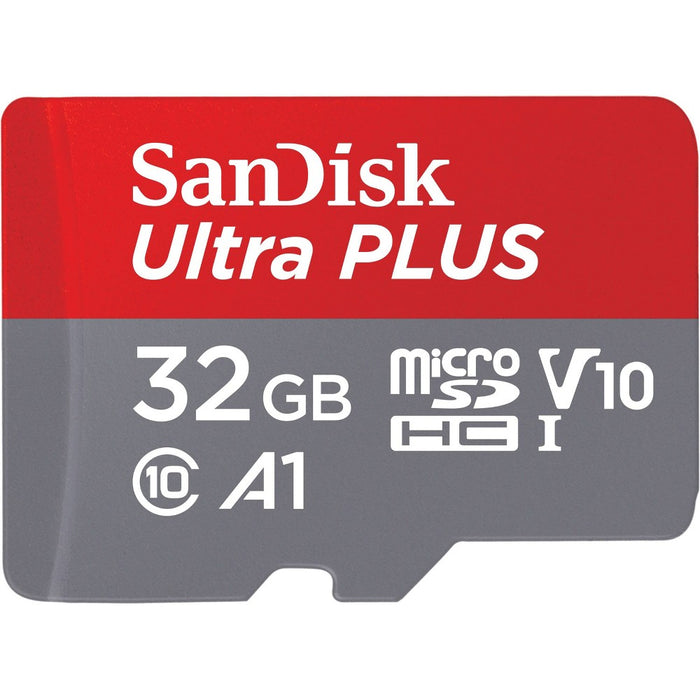 SanDisk Ultra PLUS 32GB microSD Memory Card