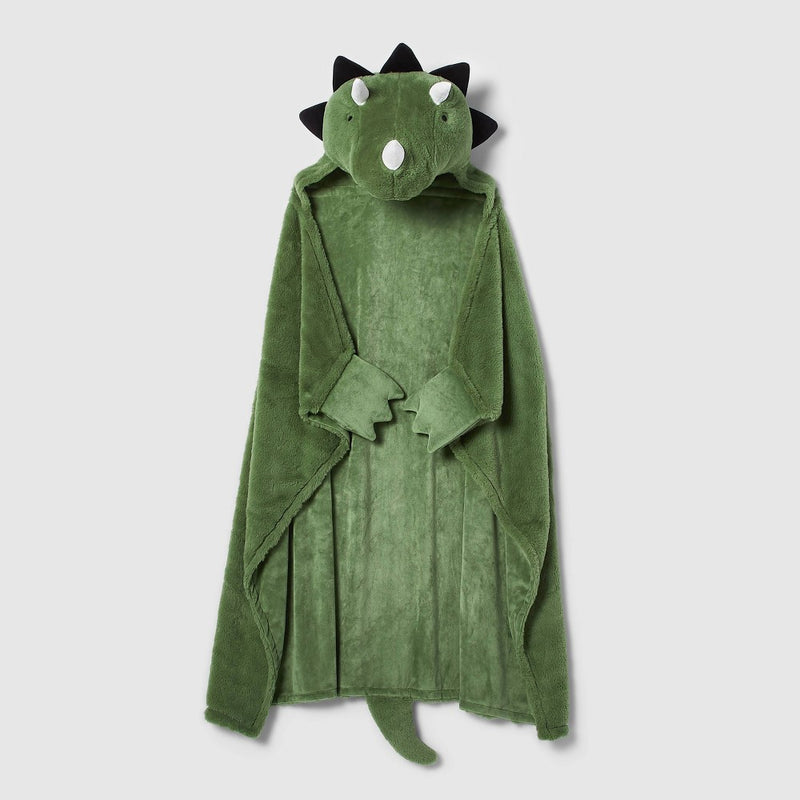 Dinosaur Hooded Blanket - Pillowfort