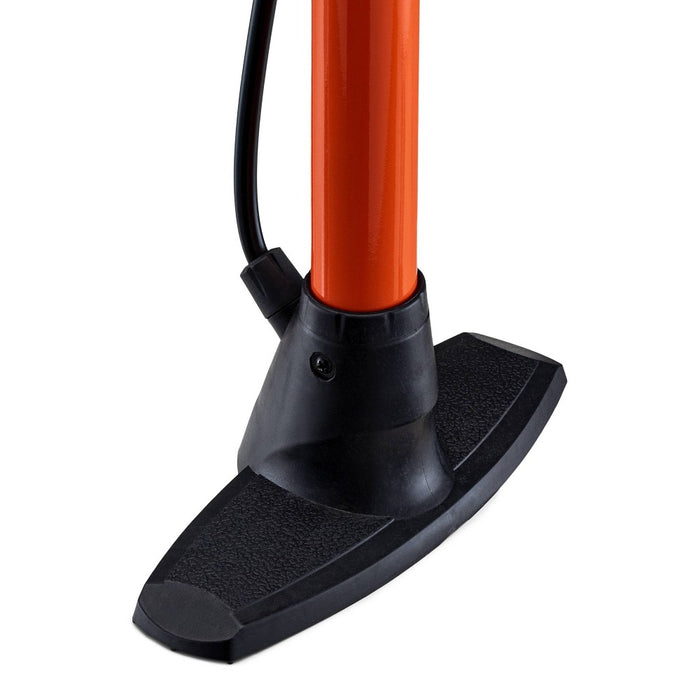 Schwinn Cyclone Tire Floor Pump - Orange (LOCAL PICKUP ONLY)