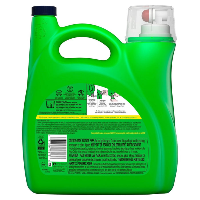 Gain + Aroma Boost Original Scent HE Compatible Liquid Laundry Detergent - 154 fl oz