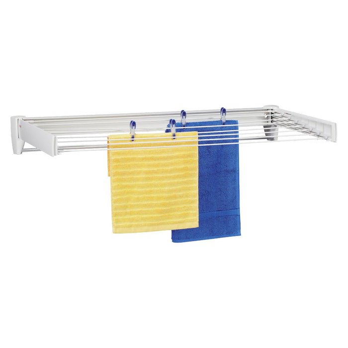 Leifheit Telegant 100 Plus Wall Mount Drying Rack White