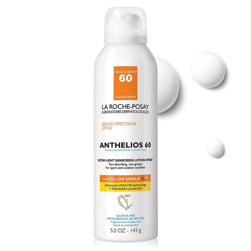 La Roche Posay Anthelios Ultra Light Sunscreen Spray Lotion- SPF 60-EXP 00/00/00
