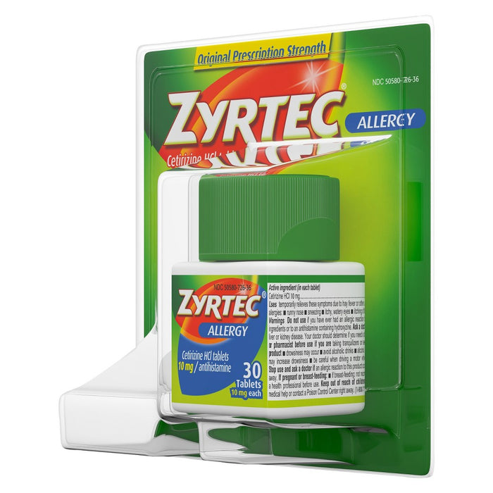 Zyrtec 24 Hour Allergy Relief Tablets - Cetirizine HCl - 30ct