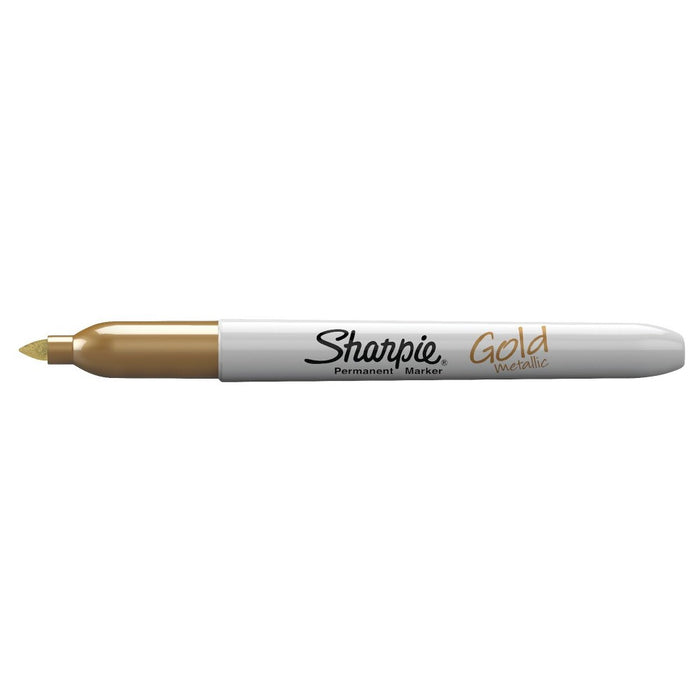 3pk Permanent Marker Metallic Fine Tip Gold/Silver/Bronze - Sharpie