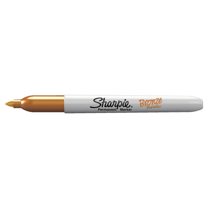 3pk Permanent Marker Metallic Fine Tip Gold/Silver/Bronze - Sharpie