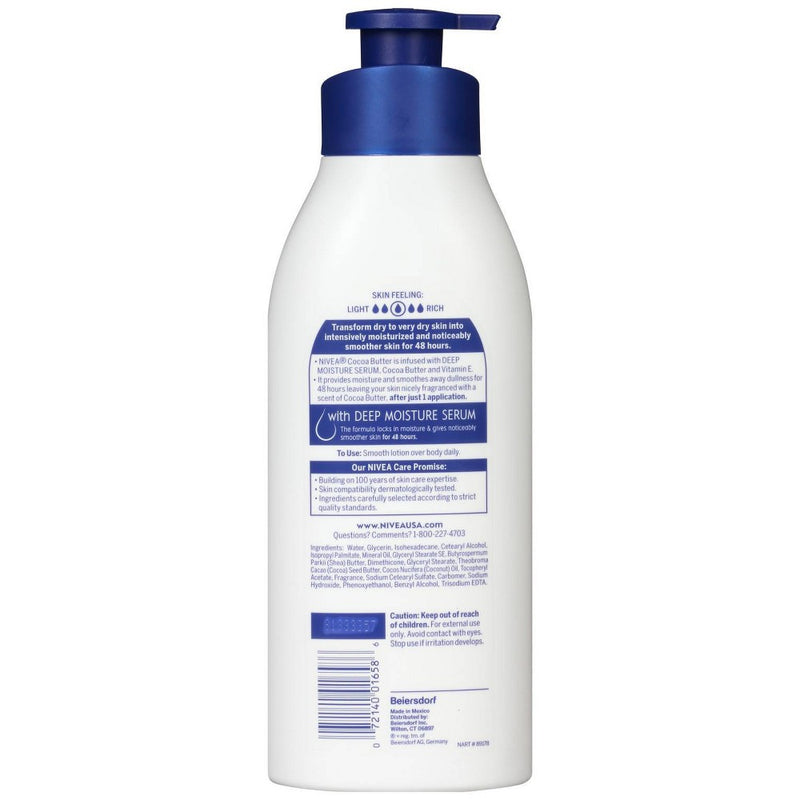 NIVEA Cocoa Butter Body Lotion - 16.9 fl oz
