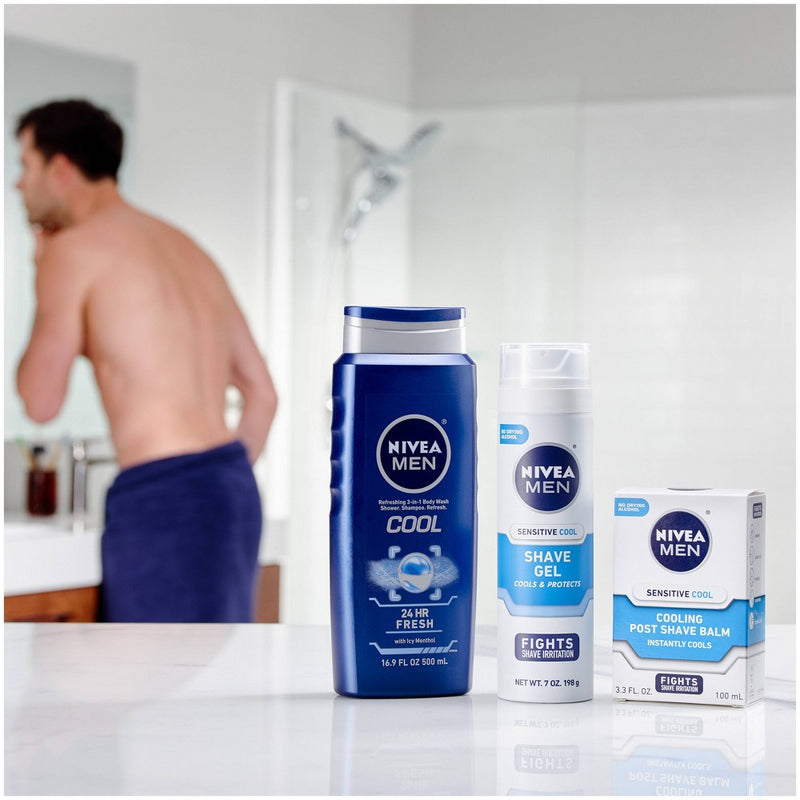 NIVEA Men Cool 3-in-1 Body Wash - 2pk - 16.9oz