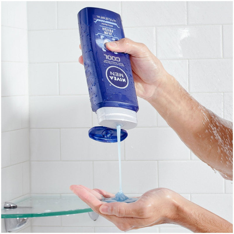 NIVEA Men Cool 3-in-1 Body Wash - 2pk - 16.9oz