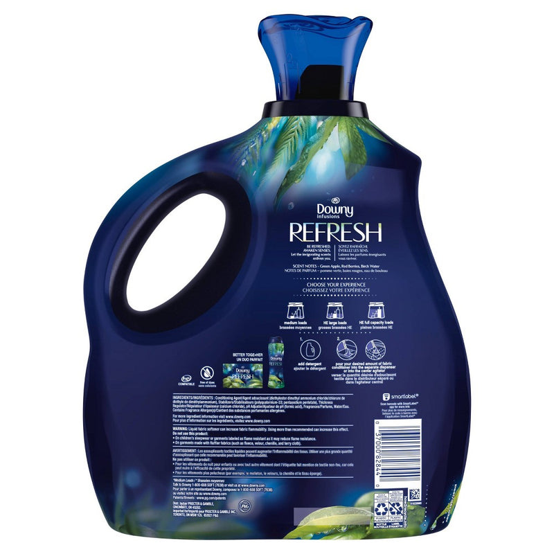 Downy Infusions Refresh Birch Liquid Fabric Softener - Water & Botanicals Scent - 101 fl oz
