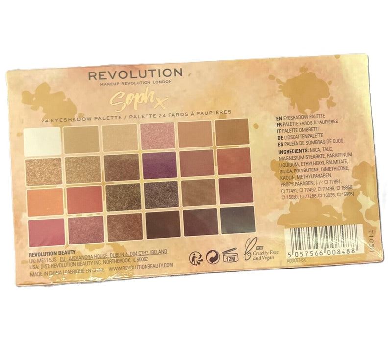 Makeup Revolution SophX 24 Ultra Pro Pigments Eyeshadow Palette NEW SEALED