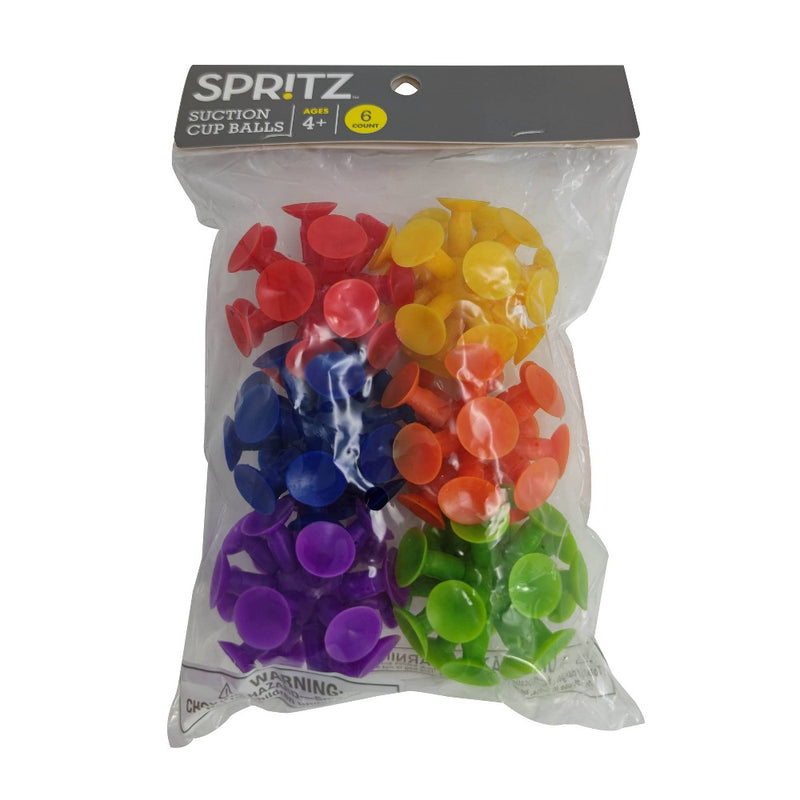 6ct Suction Cup Ball - Spritz