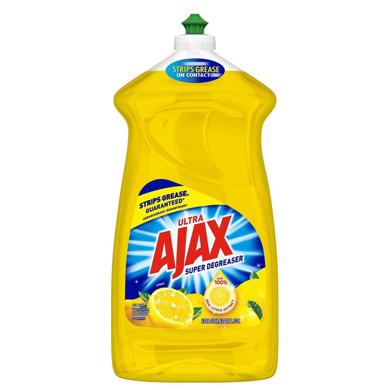 Ajax Ultra Super Degreaser Liquid Dish Soap - Lemon - 52 fl oz6