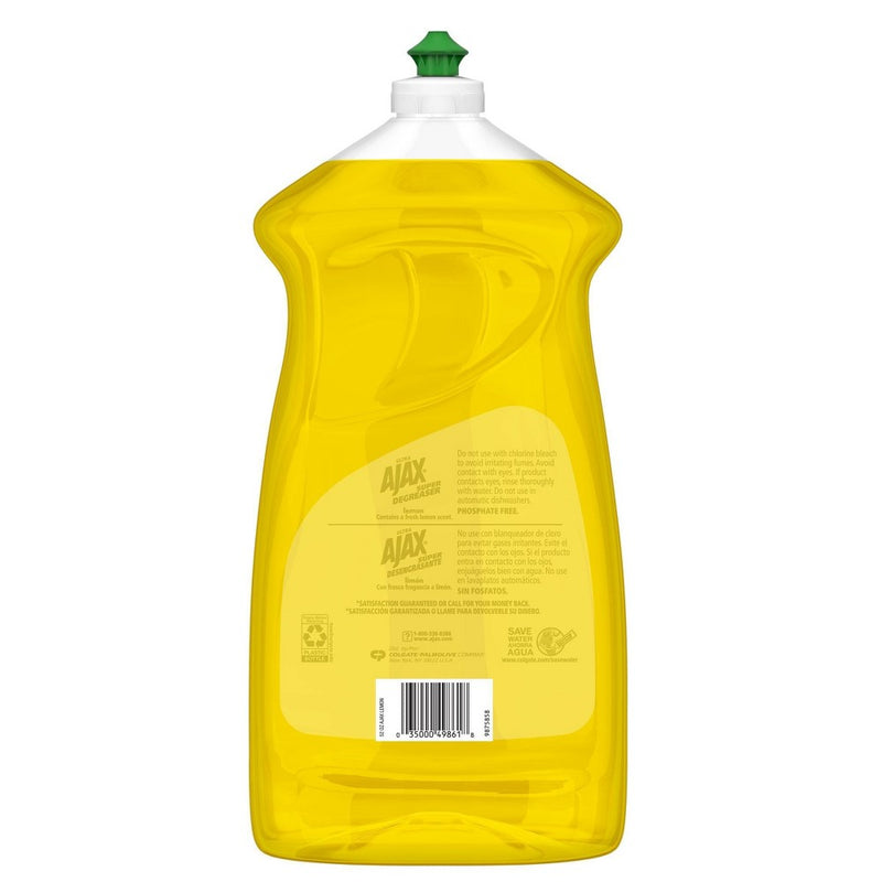 Ajax Ultra Super Degreaser Liquid Dish Soap - Lemon - 52 fl oz6