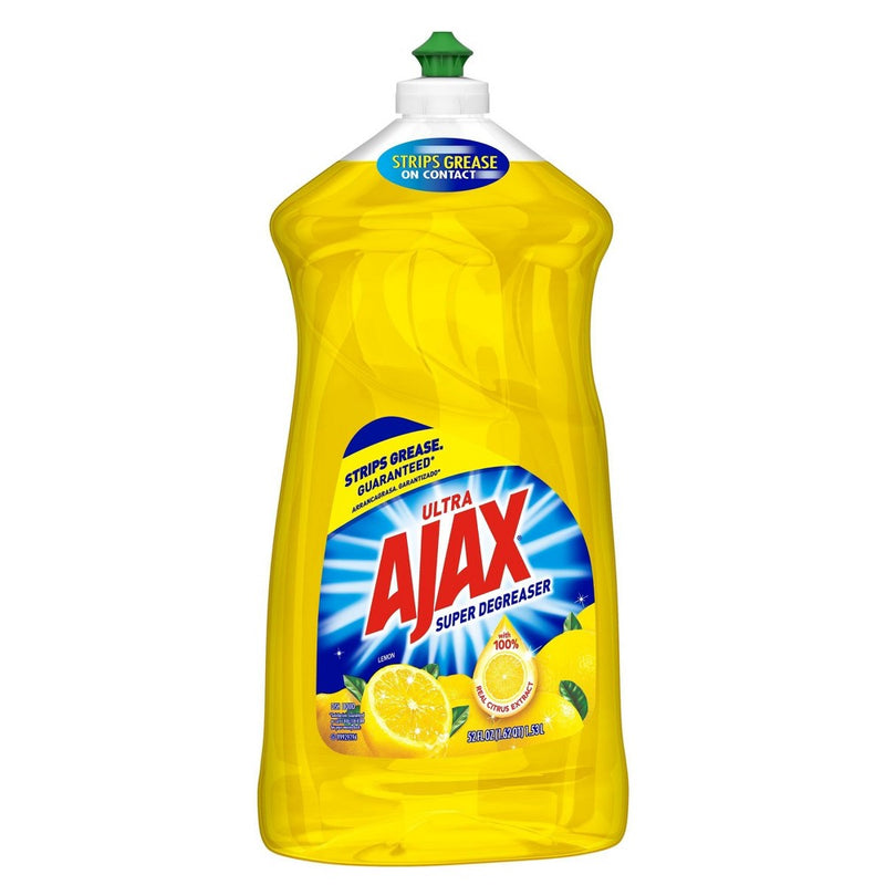 Ajax Ultra Super Degreaser Liquid Dish Soap - Lemon - 52 fl oz6