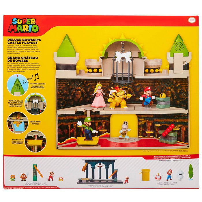 Nintendo Super Mario Bowser Castle with 2.5" Bowser Figure