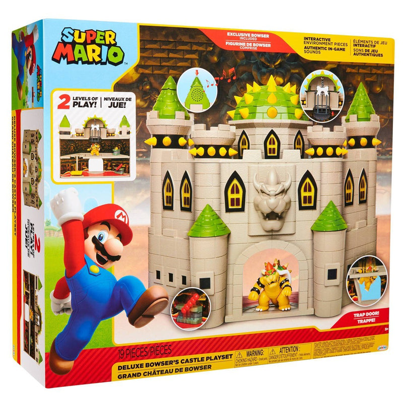 Nintendo Super Mario Bowser Castle with 2.5" Bowser Figure