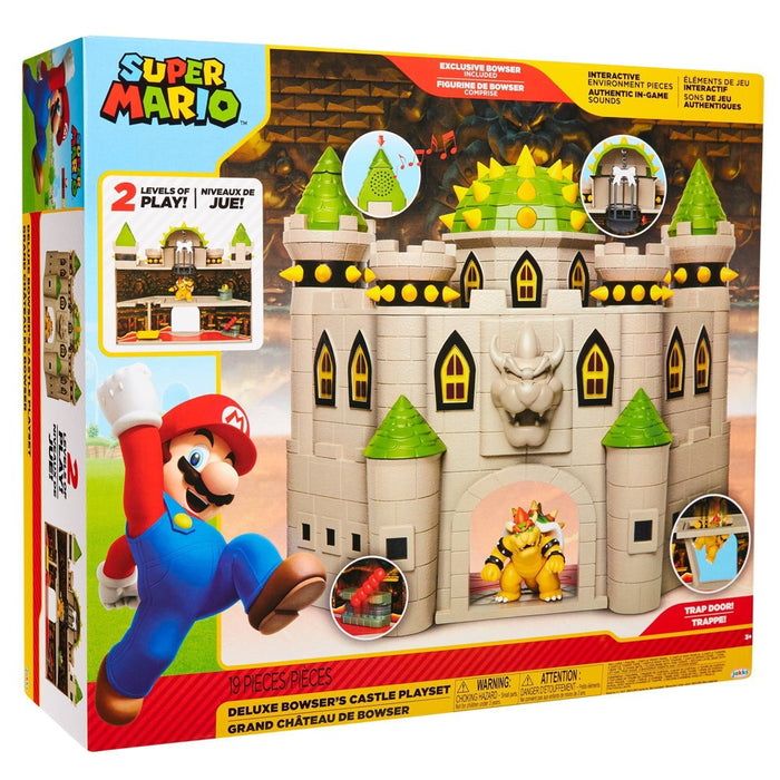 Nintendo Super Mario Bowser Castle with 2.5" Bowser Figure