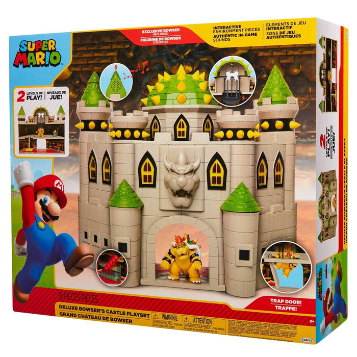 Nintendo Super Mario Bowser Castle with 2.5" Bowser Figure