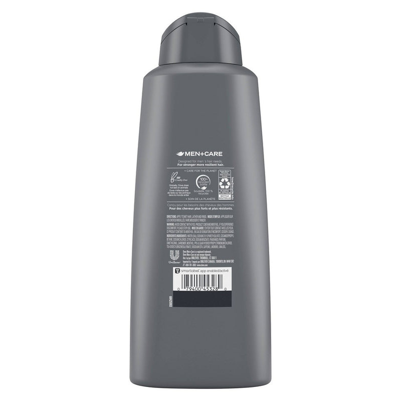 Dove Men+Care Fortifying 2-in-1 Shampoo and Conditioner for Normal to Oily Hair Fresh and Clean with Caffeine - 20.4 fl oz