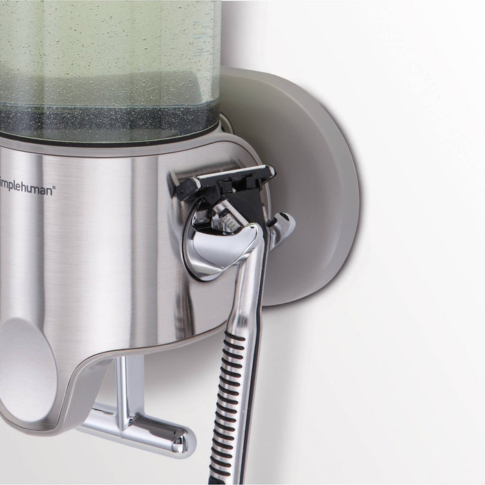 simplehuman 15 fl oz Triple Wall Mount Soap Pump Silver