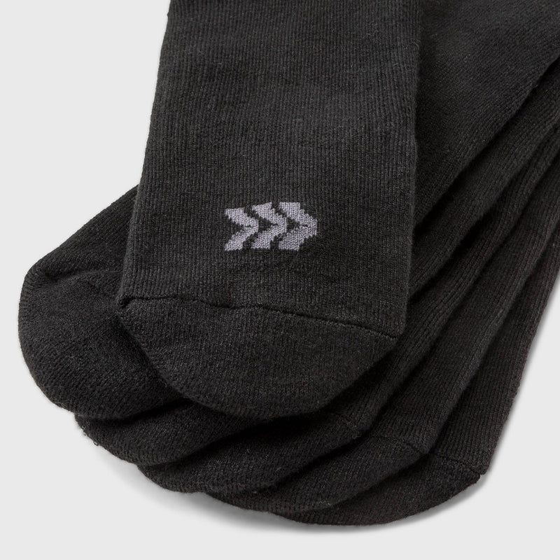Men's Crew Cushion Athletic Socks 12pk - All in Motion Black 6-12