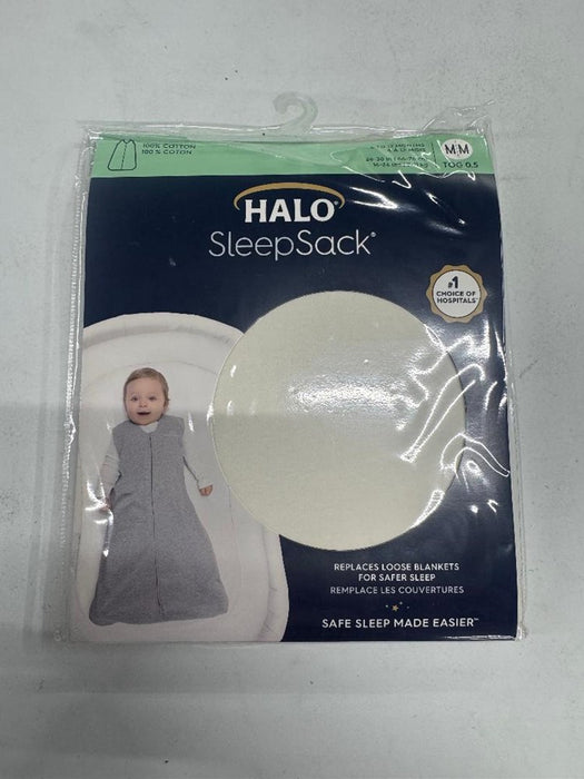 HALO Innovations Sleepsack 100% Cotton Wearable Blanket - Cream M