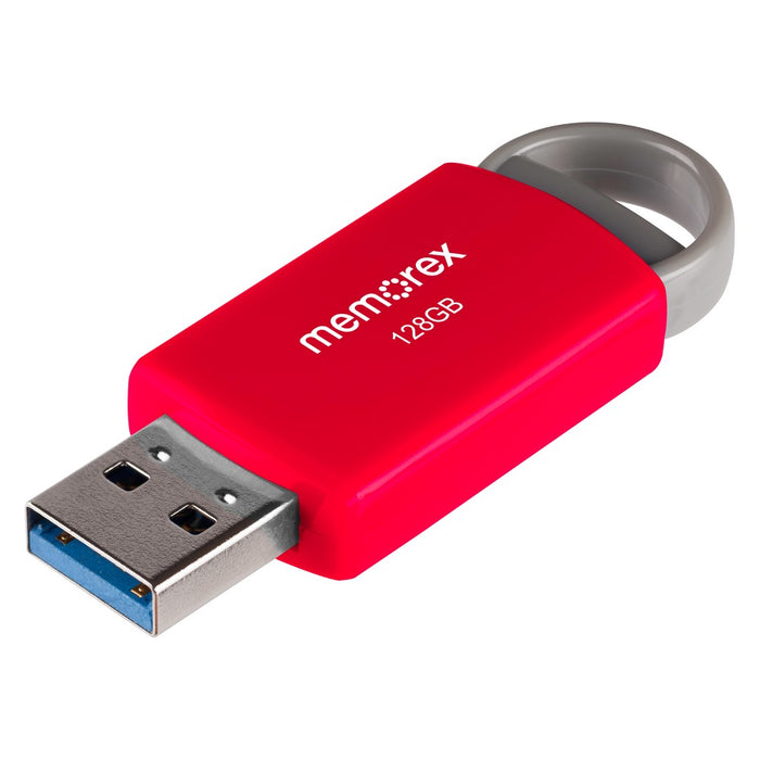Memorex 128GB Flash Drive USB 2.0 - Red (32020012821)