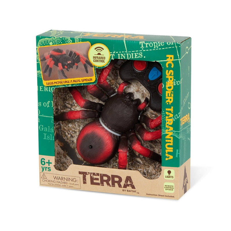 Terra by Battat - Remote Control Infrared Light-Up Spider - Tarantula