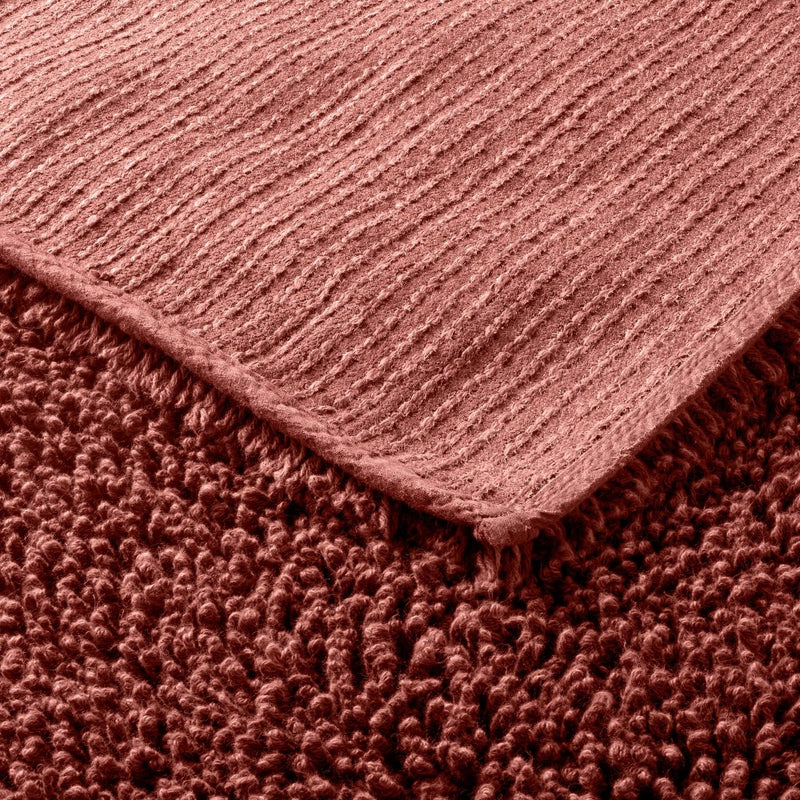 21"x34" Melange Looped Bath Rug Clay - Casaluna