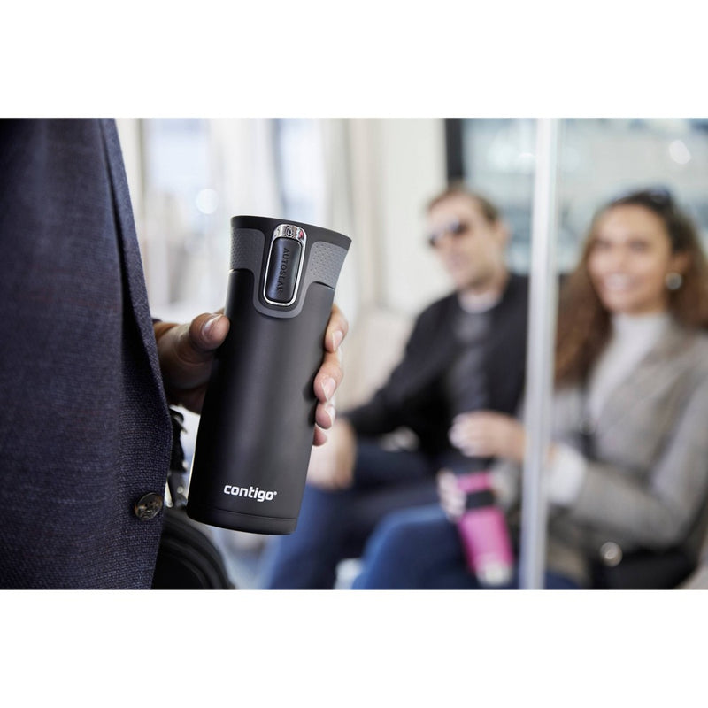 Contigo 16oz West Loop Stainless Steel Autoseal Travel Mug Matte Black