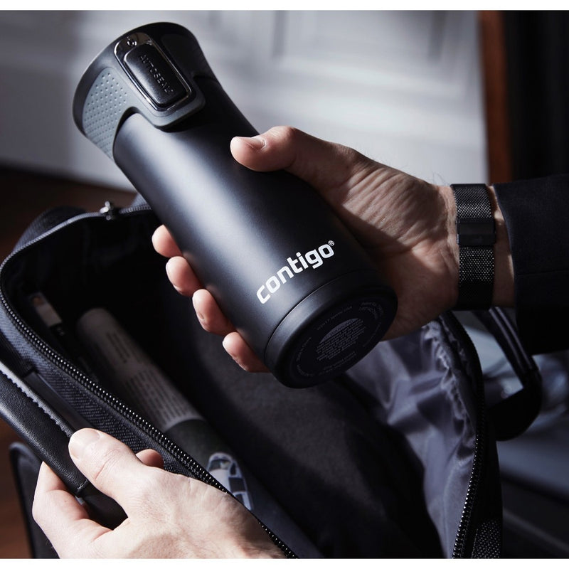 Contigo 16oz West Loop Stainless Steel Autoseal Travel Mug Matte Black